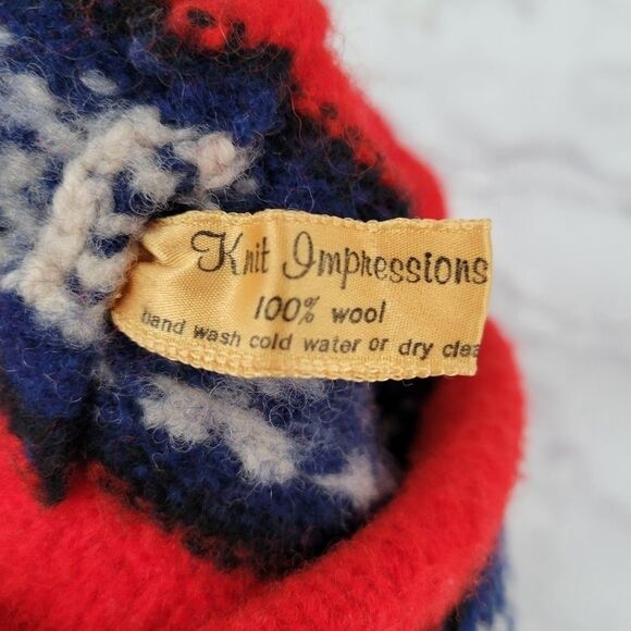 Knit Impressions Vintage Wool Beanie Toboggan Youth Toddler Size - Picture 6 of 9